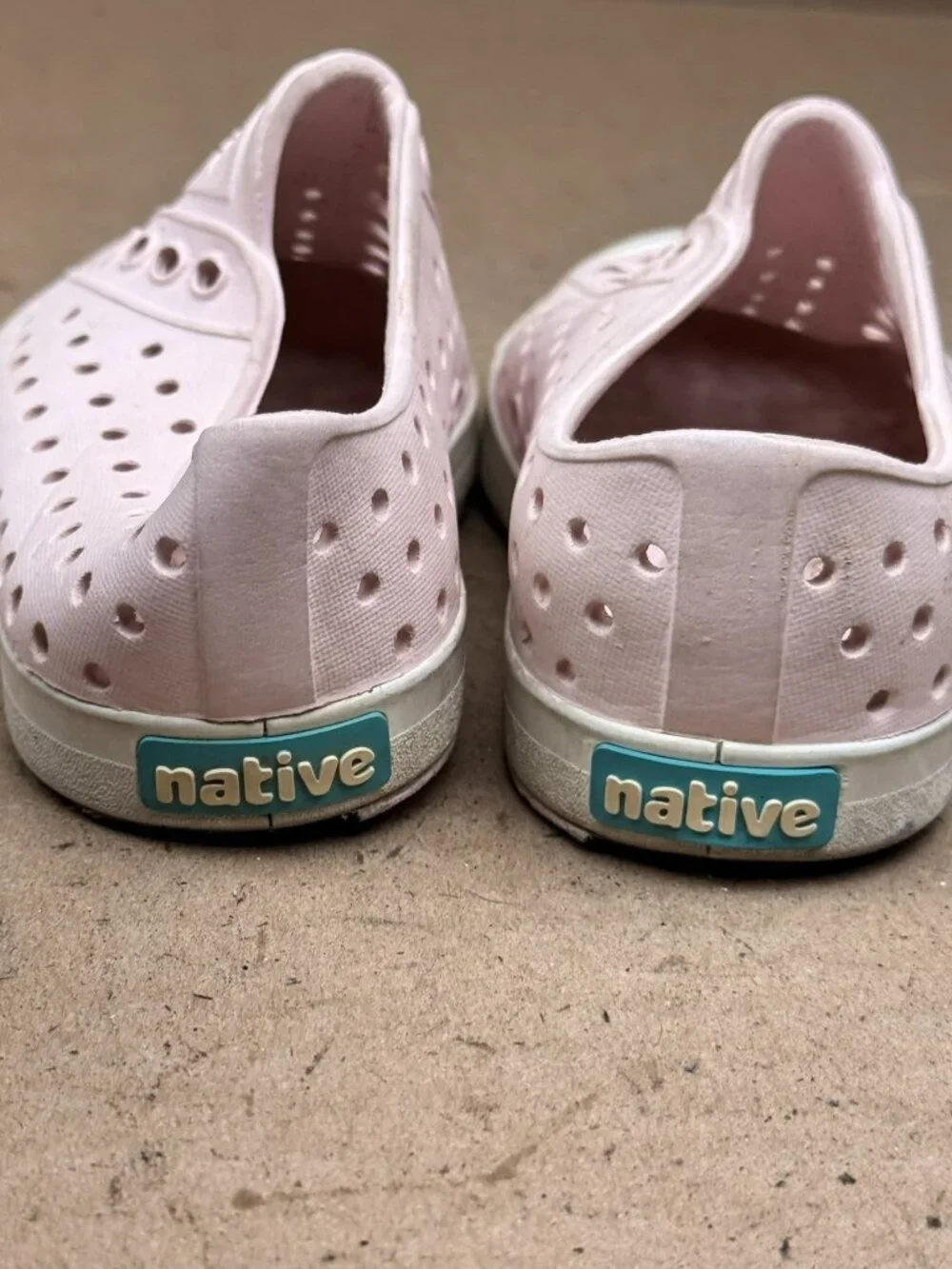 Kid's Native Pink Jefferson Slip-On Water Shoes Size C8 need cleaning